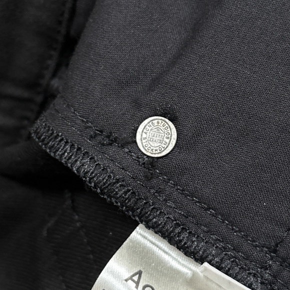 NWT Acne Studios Ace Stay Cash Skinny Black Denim Jeans Mens 33 - Picture 11 of 11